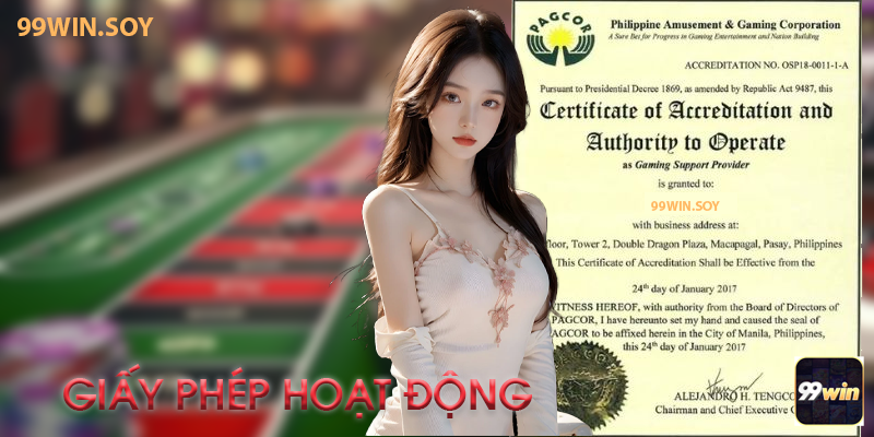 Giấy Phép Hoạt Động 99WIN - Cập Nhật Thông Tin Năm 2026